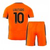 Inter Milan Lautaro Martinez #10 Tredjeställ Barn 2023-24 Korta ärmar (+ Korta byxor)